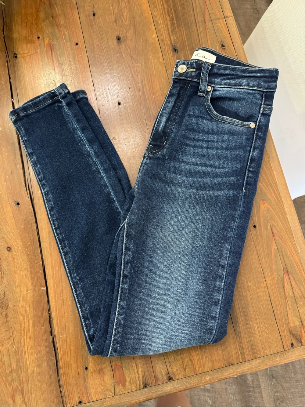 Kancan Dark Blue Women's Slim Fit Jeans Size 25